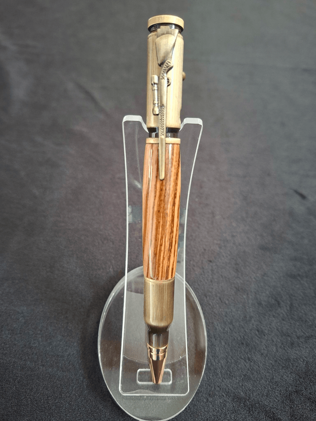 Stylo Colt couleur bronze en zebrano