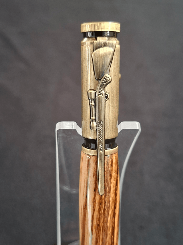 Stylo Colt couleur bronze en zebrano