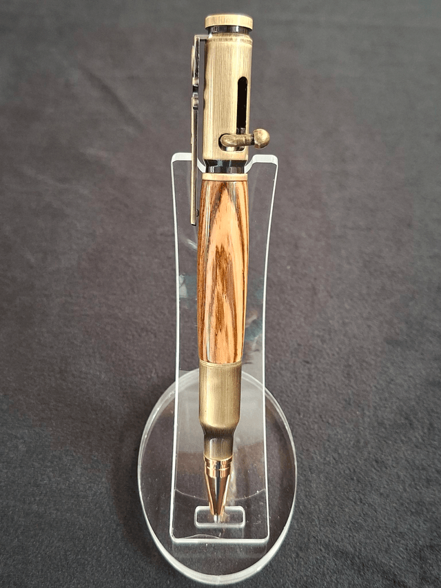 Stylo Colt couleur bronze en zebrano