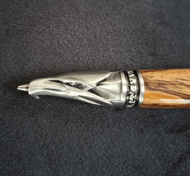 Stylo Biker en bois serpent